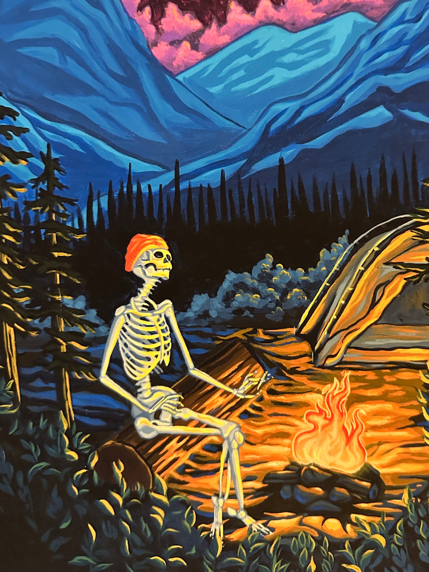 Montana Skelly Giclee Print