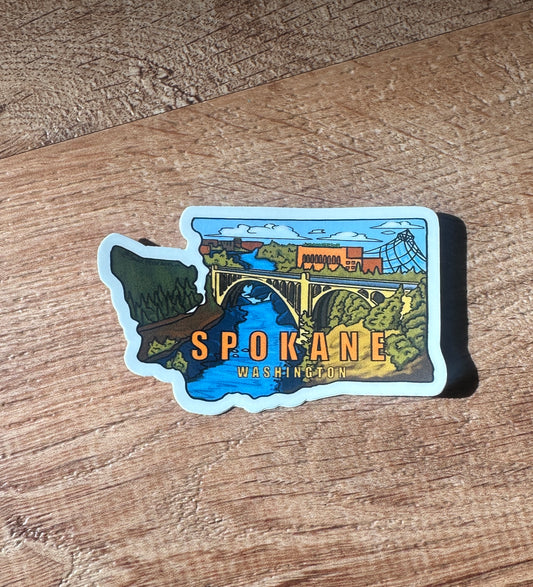 Spokane WA Sticker