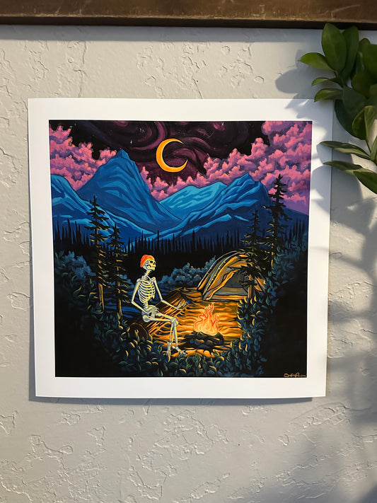 Montana Skelly Giclee Print