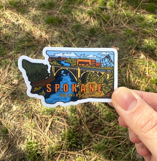 Spokane WA Sticker