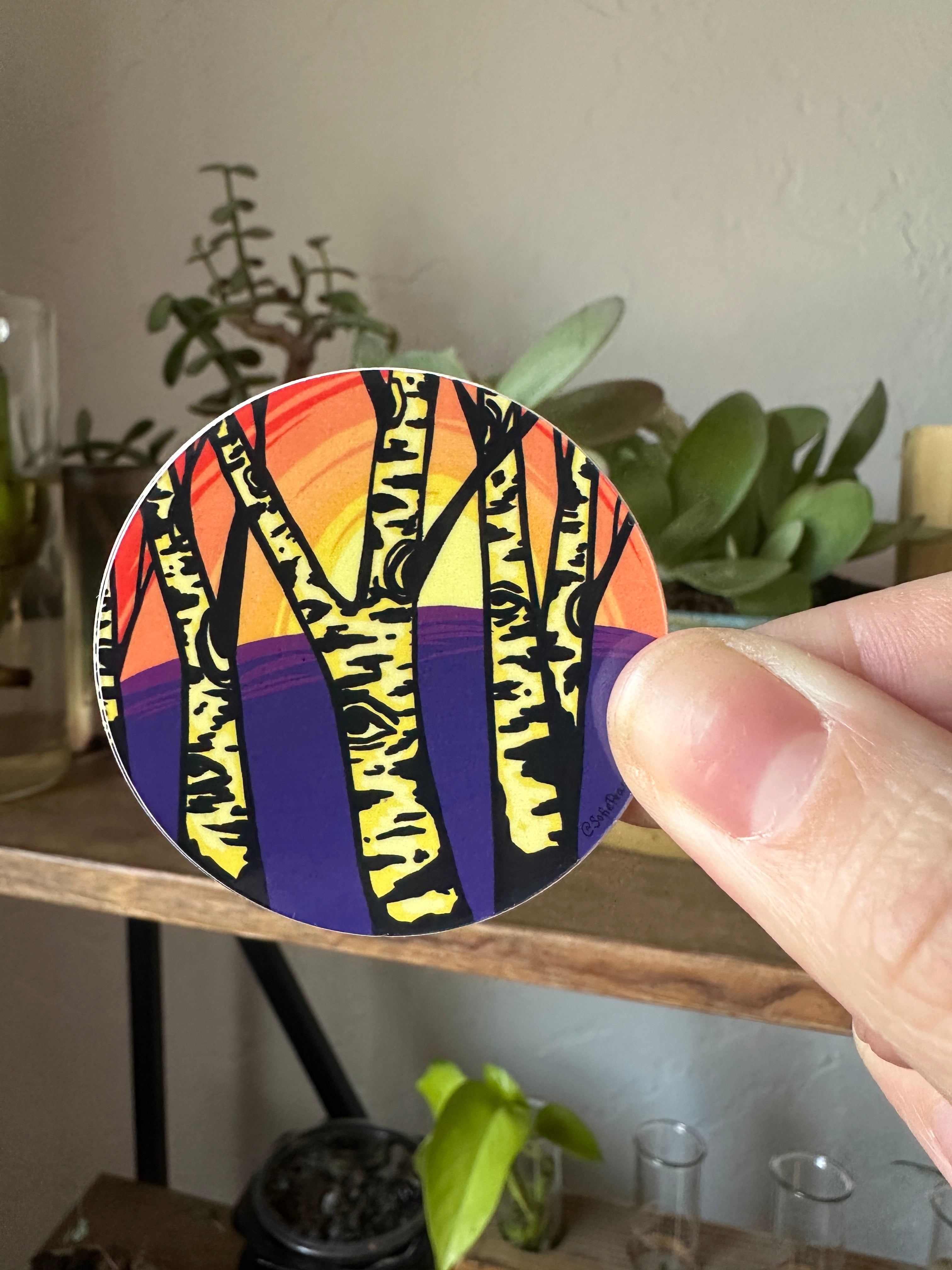 Birch Tree Sticker