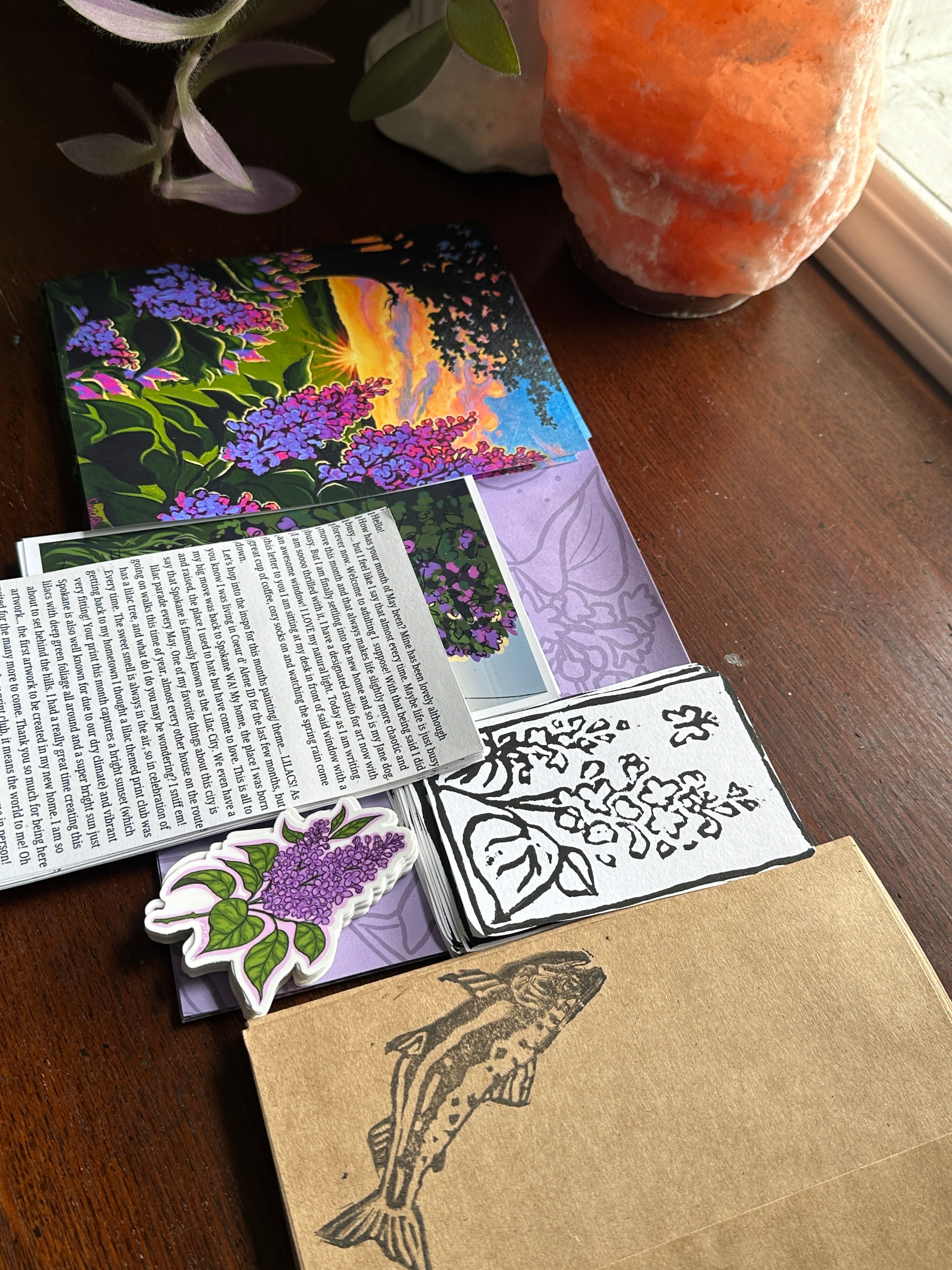 A Hand-Signed, 5x7" fine art print every single month, for just $9/mo!